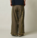 45R Ai Indigo Linen Sack Fringe Pants