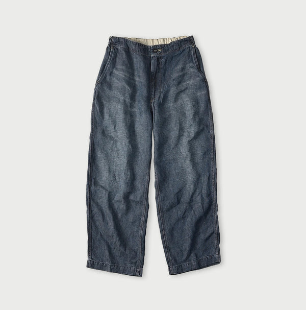 45R Linen Denim Easy Work Pants Zyu