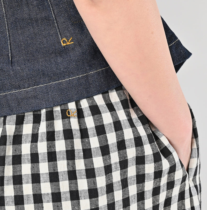 45R Linen Trumpet Pants