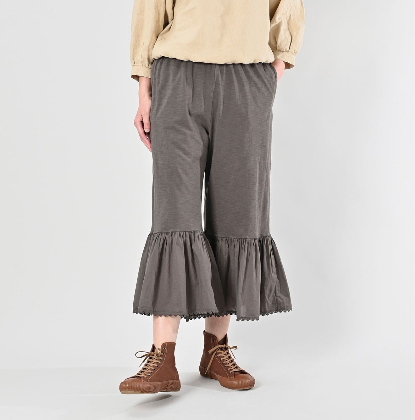 45R Supima Tenjiku Trumpet Pants