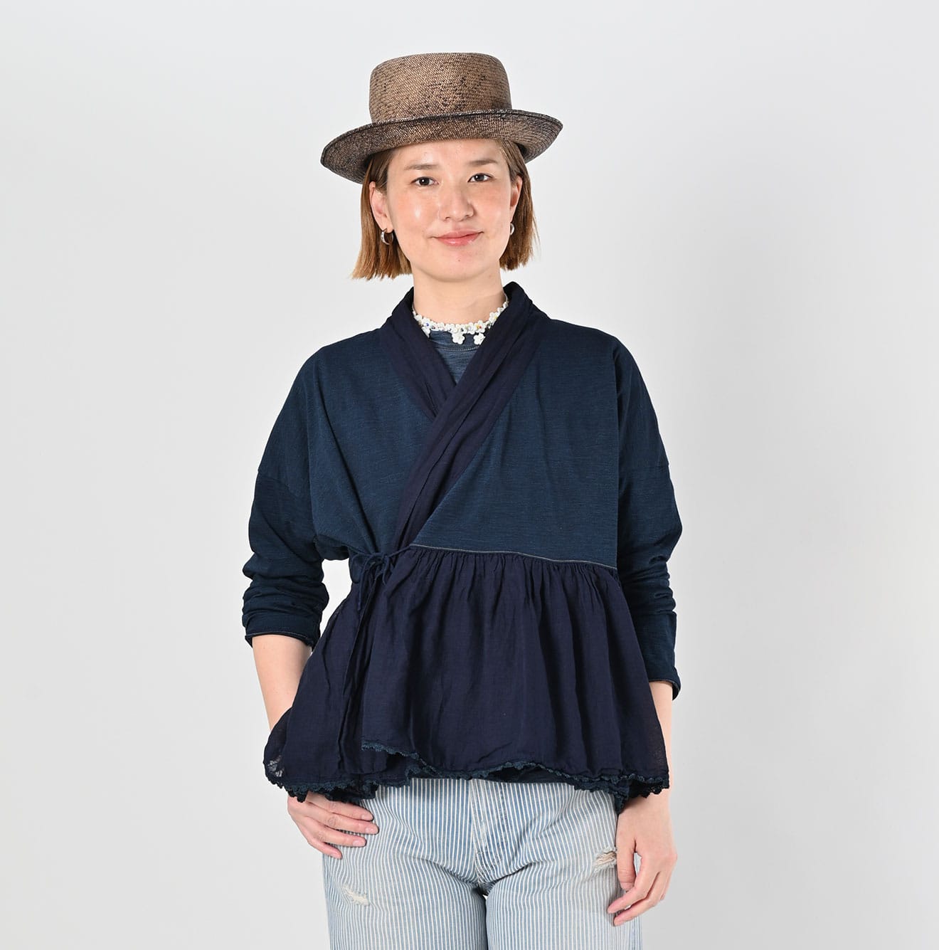 Indigo Supima Tenjiku Cachecoeur