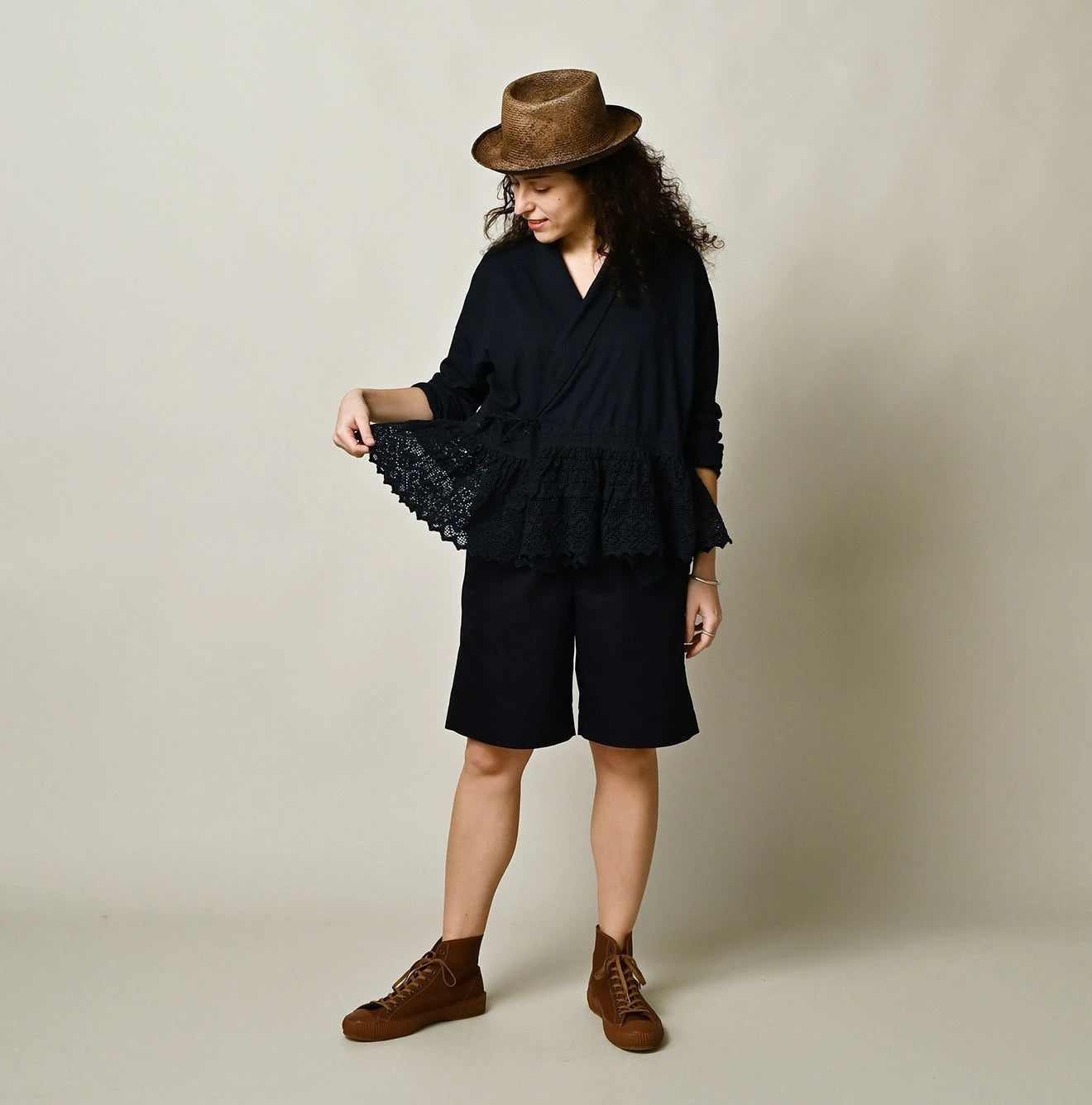 45R Indigo Tenjiku x Lace Cache-Coeur - Image 2