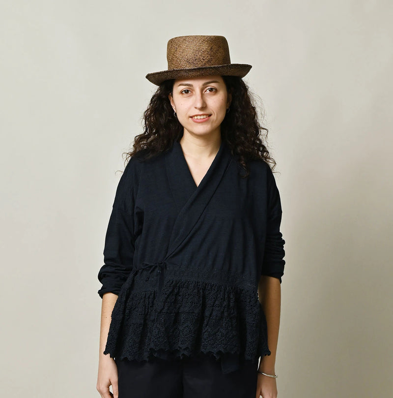 45R Indigo Tenjiku x Lace Cache-Coeur - Image 3