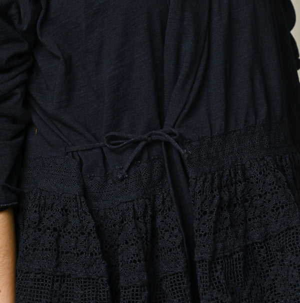 45R Indigo Tenjiku x Lace Cache-Coeur