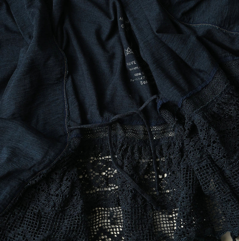 45R Indigo Tenjiku x Lace Cache-Coeur - Image 15