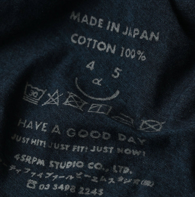 45R Indigo Jersey Frilled Cachecoeur - Image 16