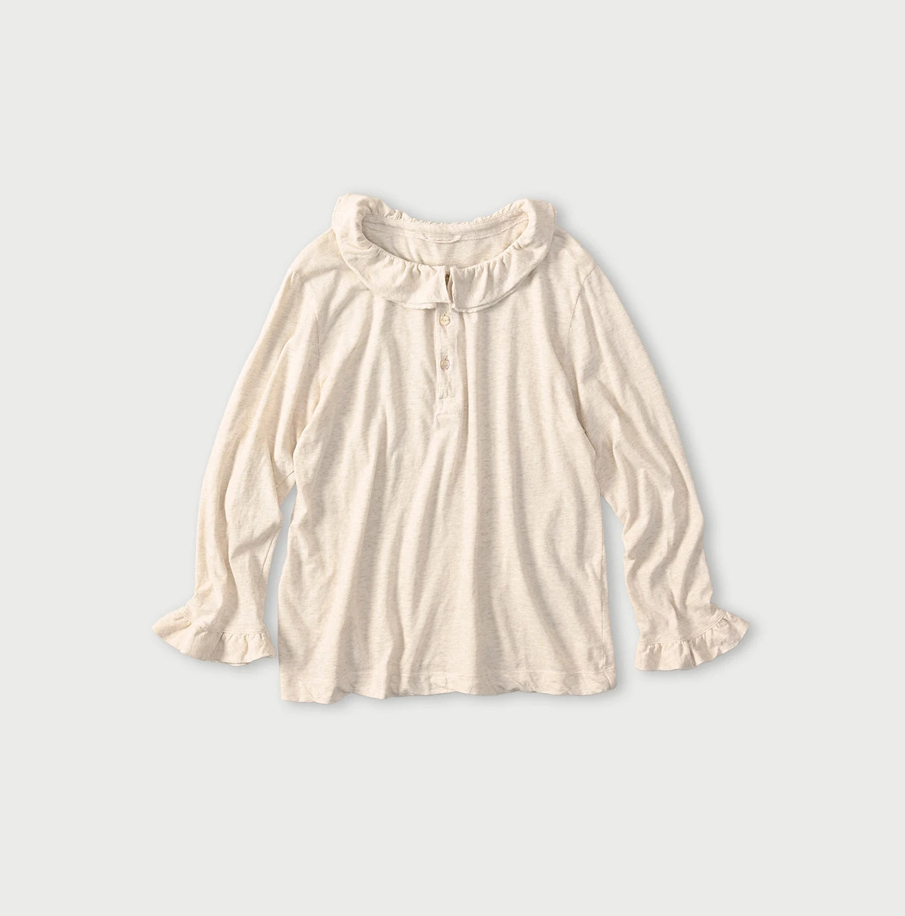 45R Tenjiku Frilled Henley - Image 1