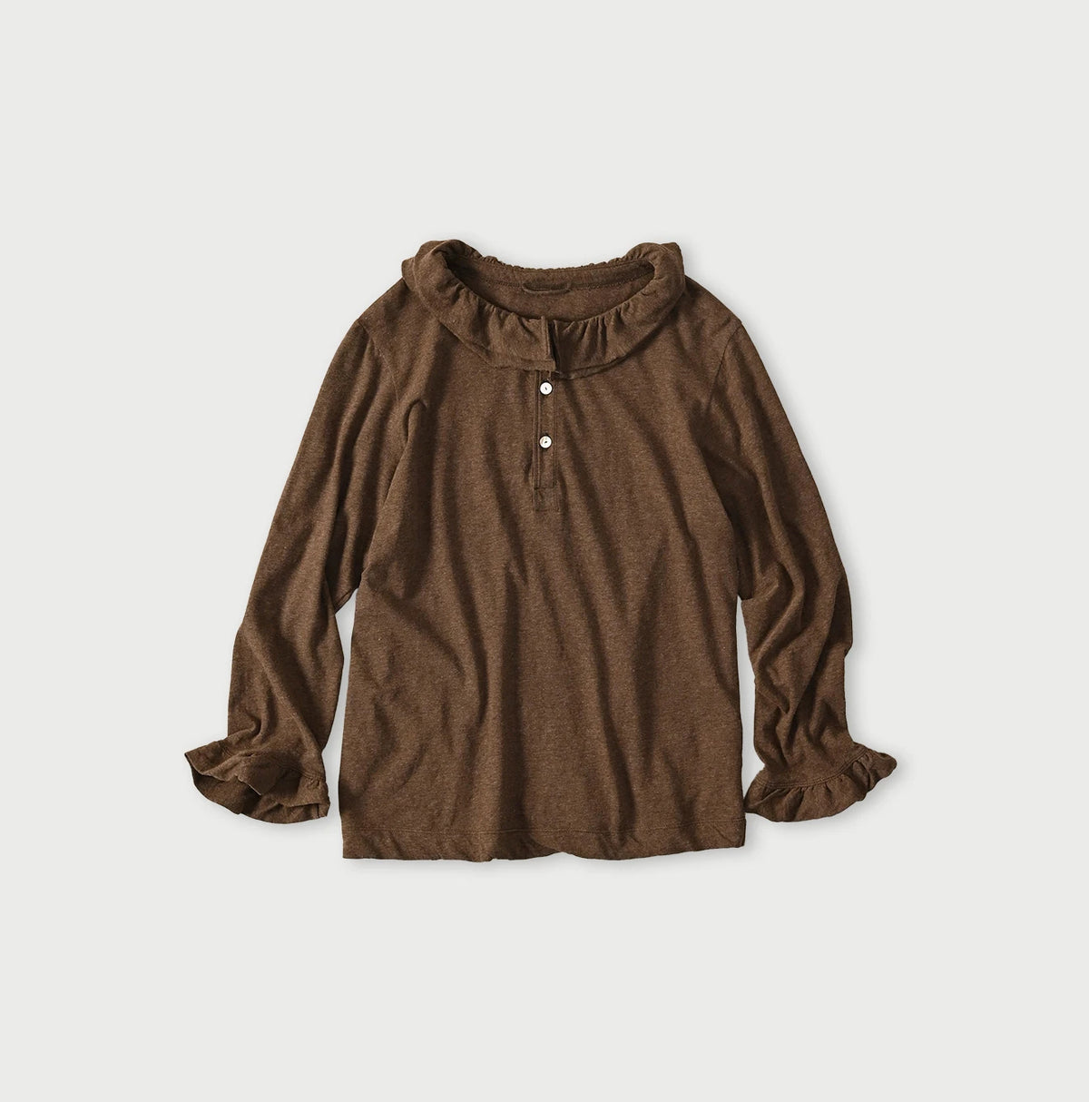 45R Tenjiku Frilled Henley