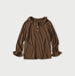 45R Tenjiku Frilled Henley