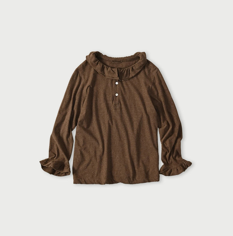 45R Tenjiku Frilled Henley - Image 3