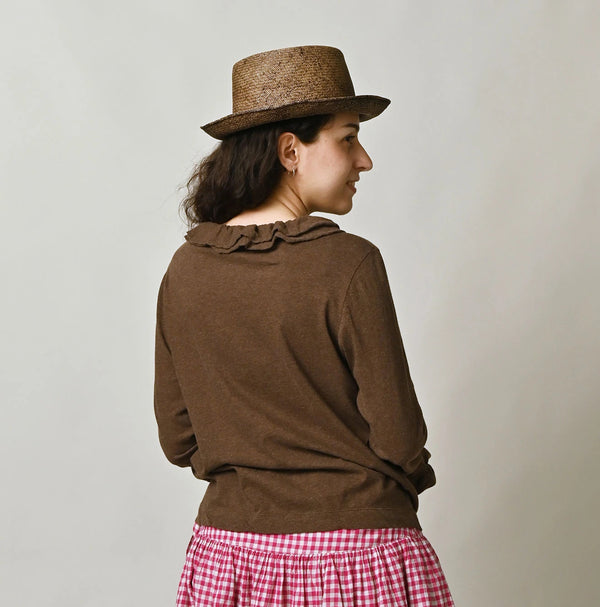 45R Tenjiku Frilled Henley