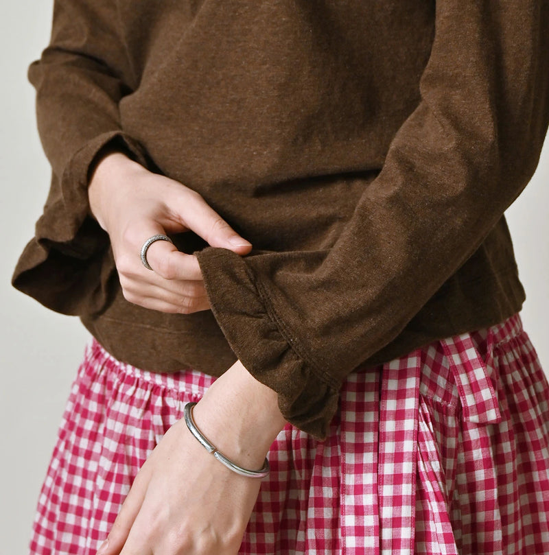 45R Tenjiku Frilled Henley - Image 9