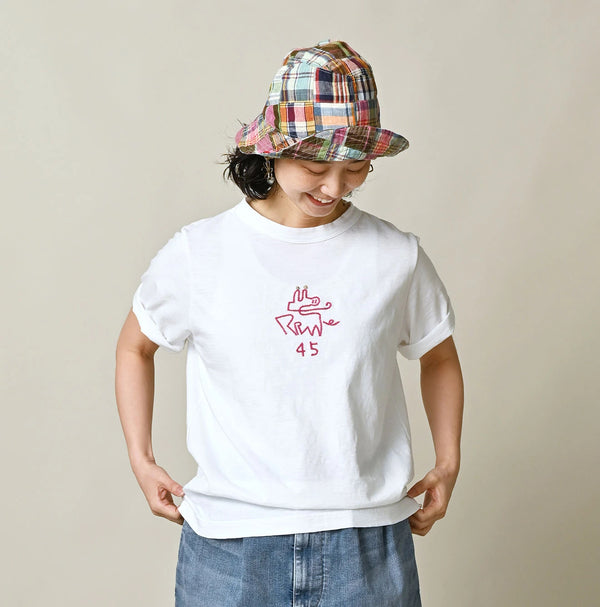 45R Nasuppiie Embroidery 908 T-shirt