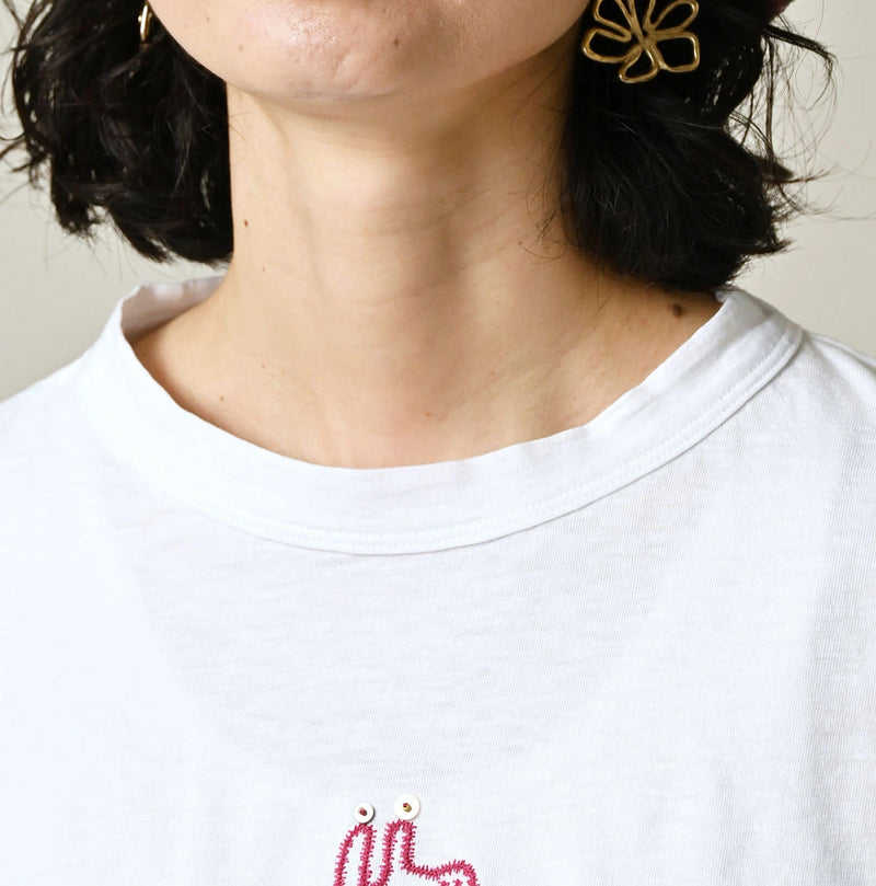 45R Nasuppiie Embroidery 908 T-shirt - Image 10