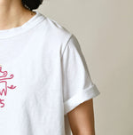 45R Nasuppiie Embroidery 908 T-shirt