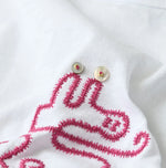 45R Nasuppiie Embroidery 908 T-shirt