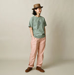 45R Nasuppiie Embroidery 908 T-shirt (Top-Dyed)