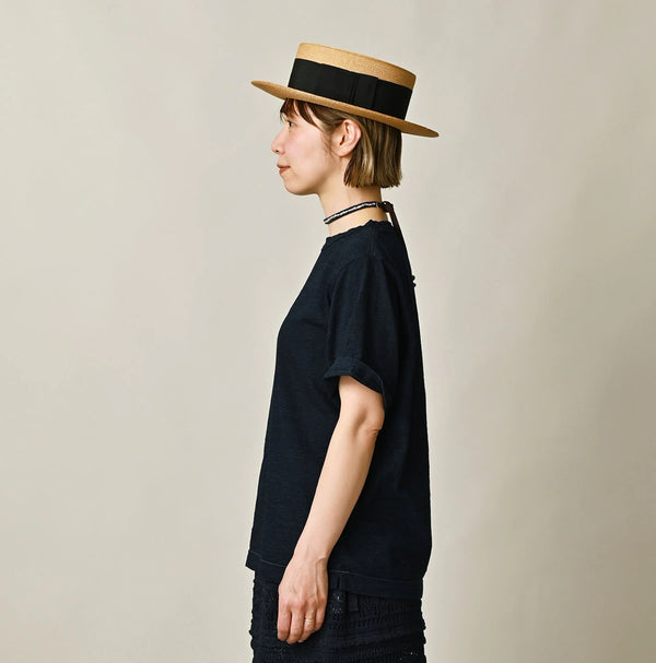 45R Indigo Nasuppiie Embroidery 908 T-shirt