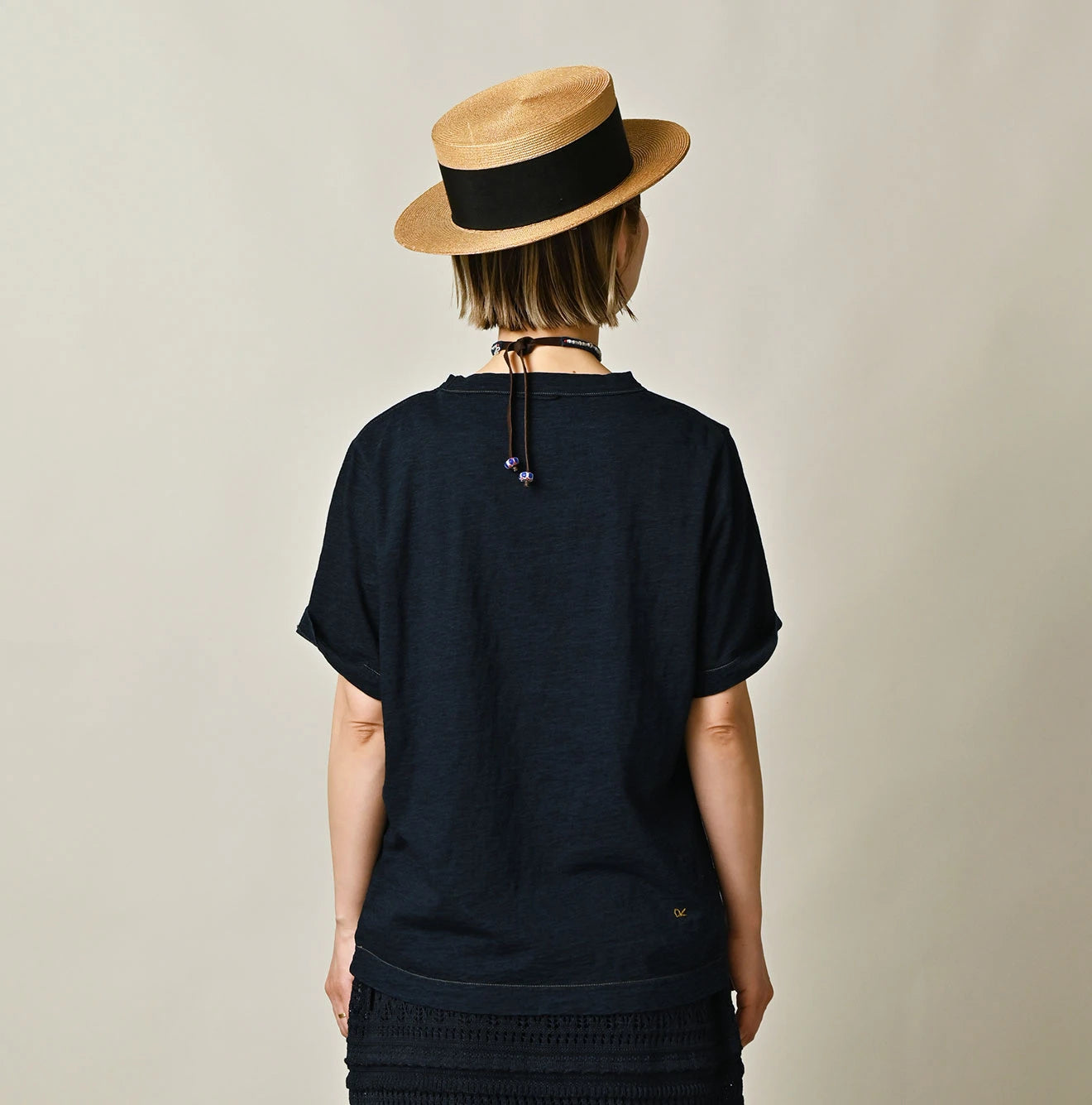 45R Indigo Nasuppiie Embroidery 908 T-shirt - Image 6