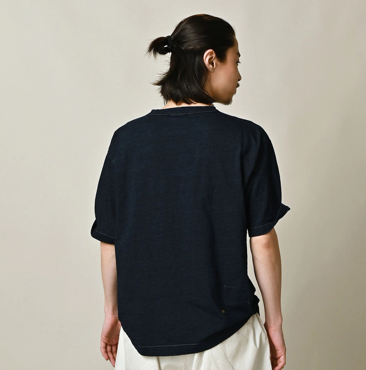 45R Indigo Nasuppiie Embroidery 908 T-shirt