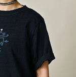 45R Indigo Nasuppiie Embroidery 908 T-shirt