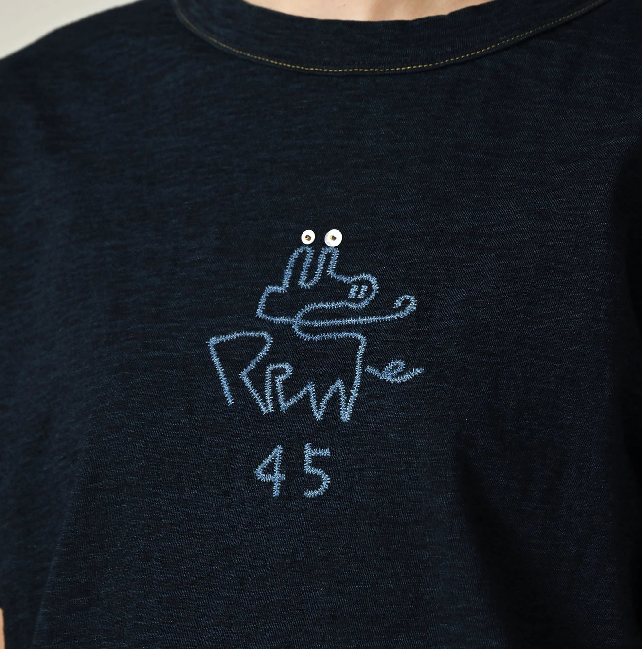 45R Indigo Nasuppiie Embroidery 908 T-shirt - Image 12