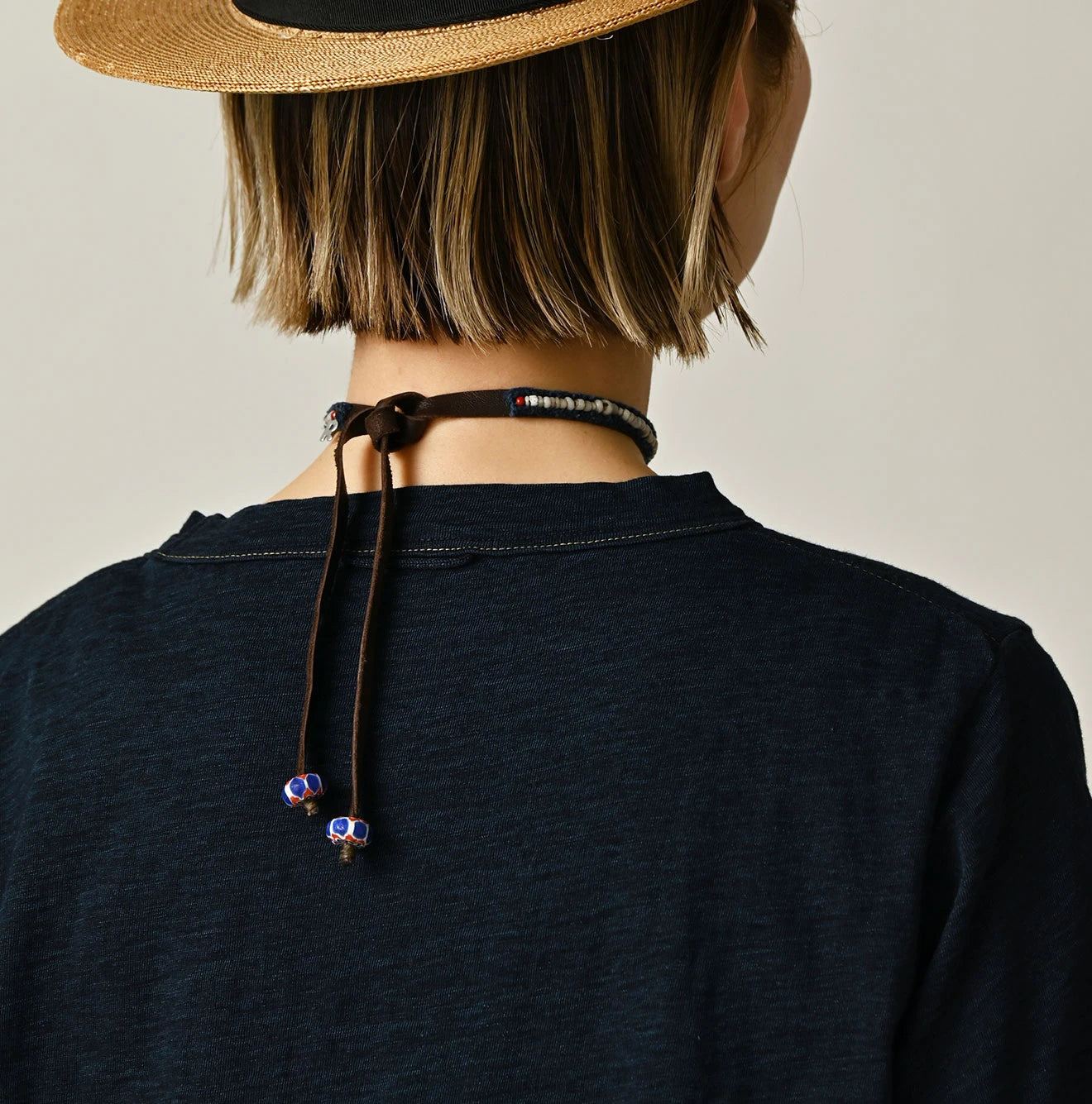 45R Indigo Nasuppiie Embroidery 908 T-shirt - Image 13