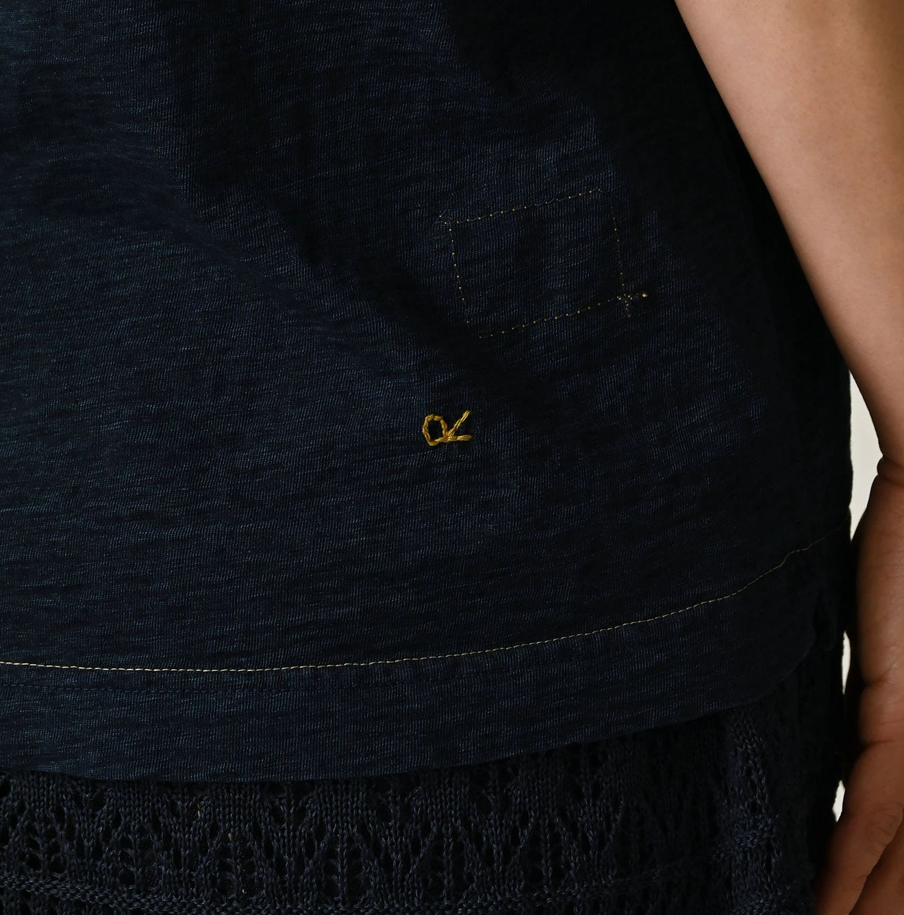 45R Indigo Nasuppiie Embroidery 908 T-shirt - Image 14