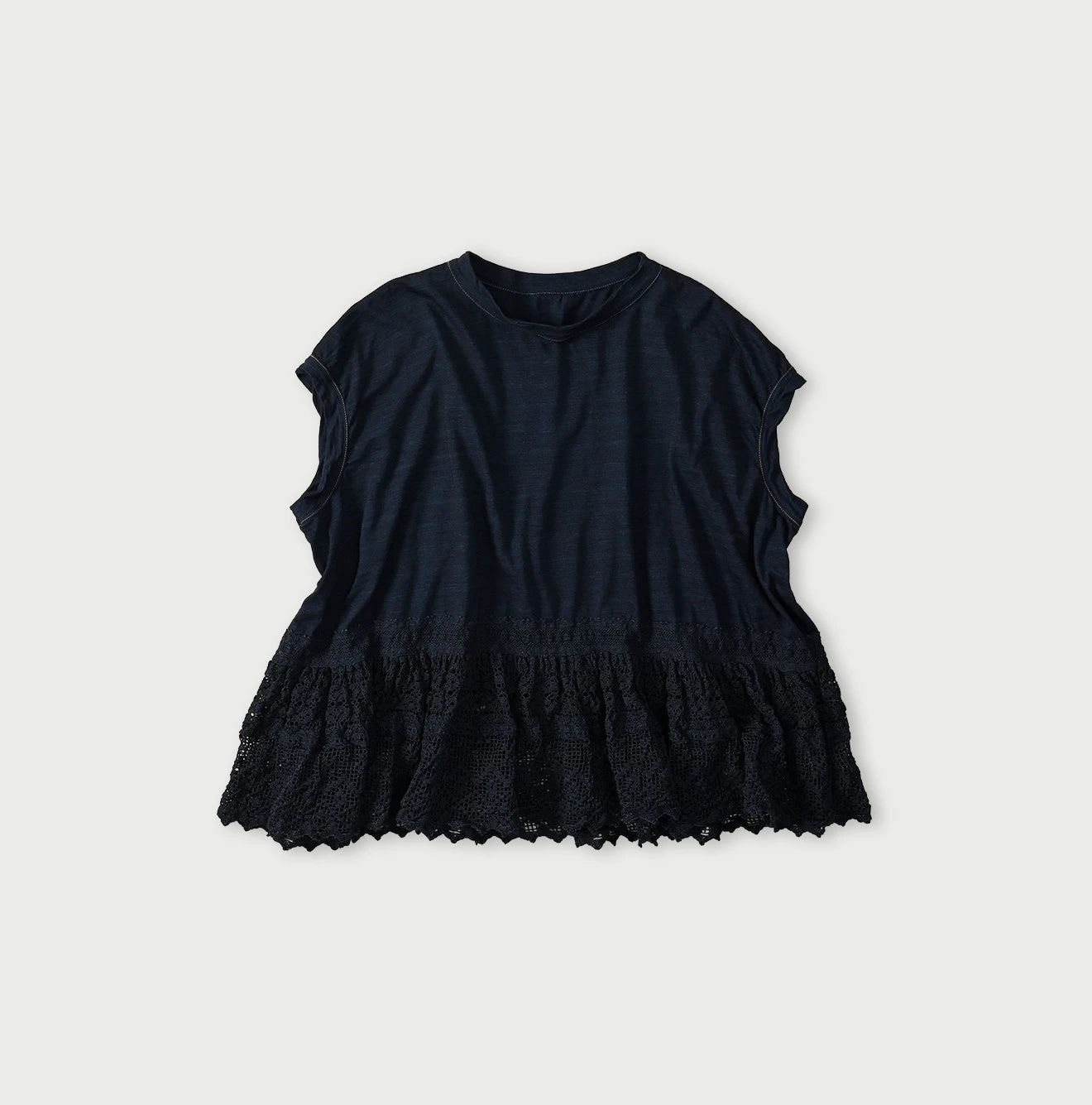 45R Indigo Tenjiku x Lace M-Camisole - Image 1