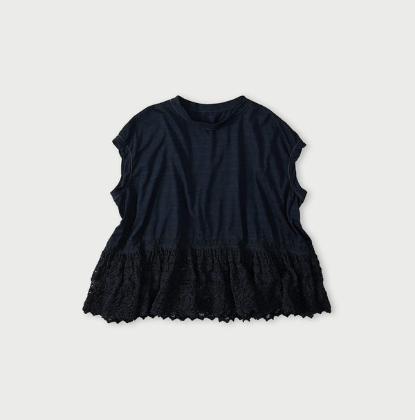45R Indigo Tenjiku x Lace M-Camisole
