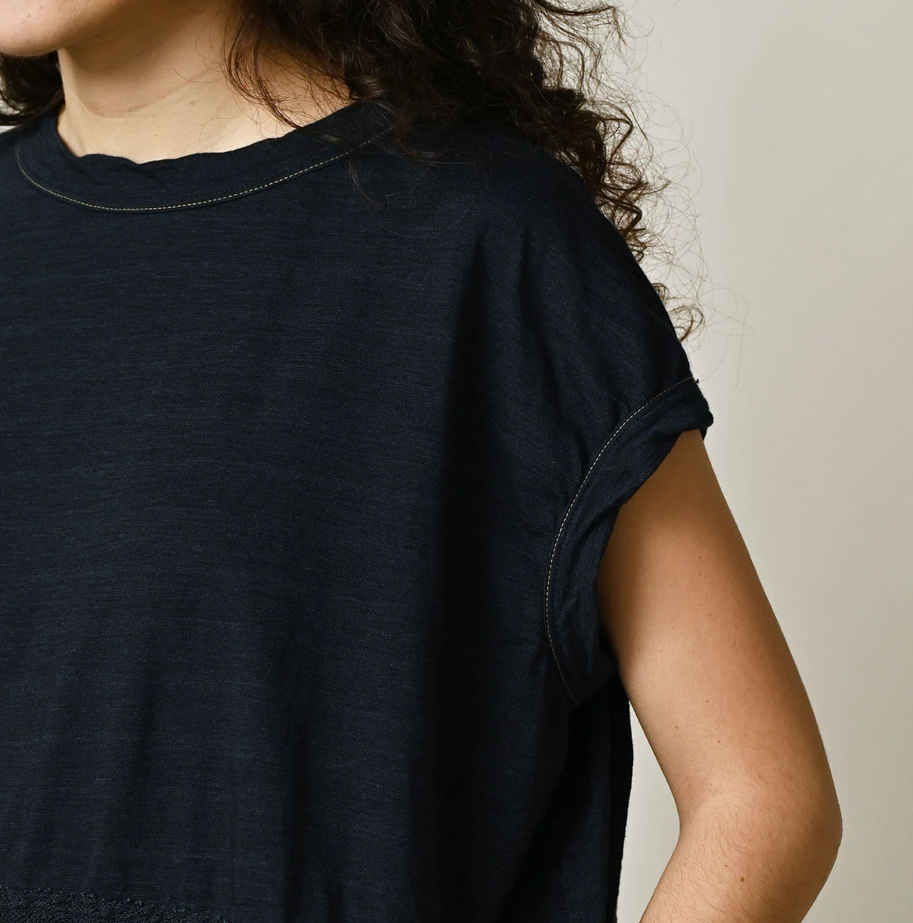 45R Indigo Tenjiku x Lace M-Camisole - Image 7