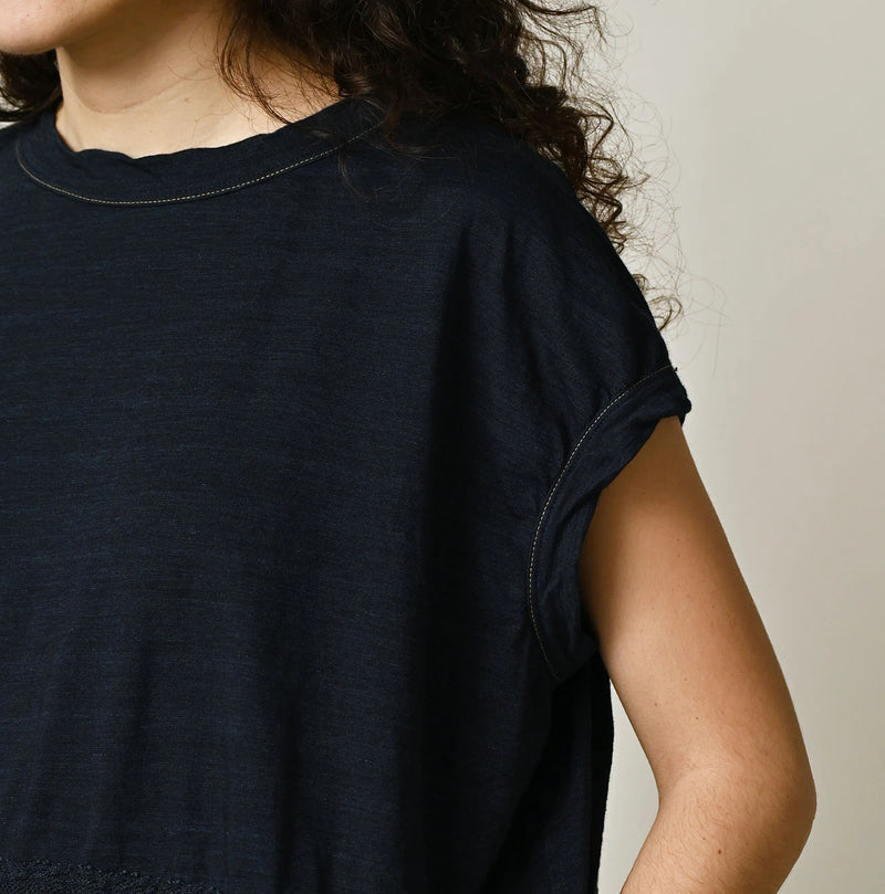 45R Indigo Tenjiku x Lace M-Camisole - Image 7