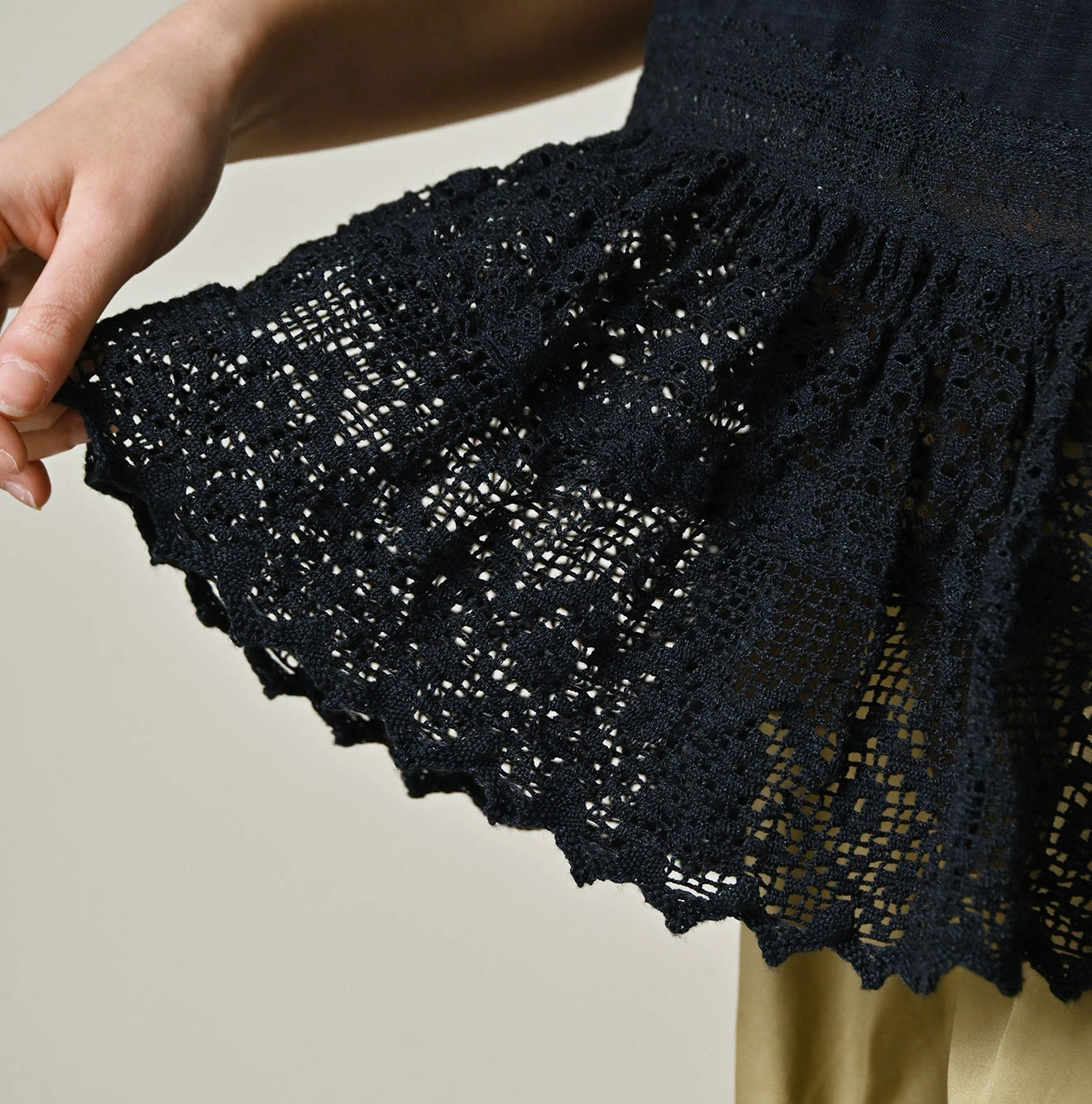 45R Indigo Tenjiku x Lace M-Camisole - Image 8