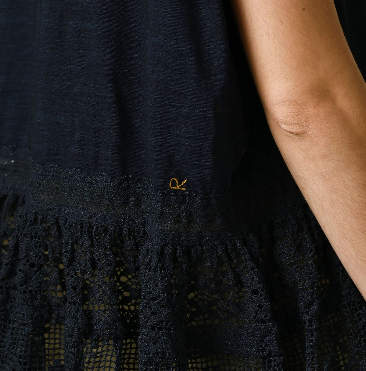 45R Indigo Tenjiku x Lace M-Camisole