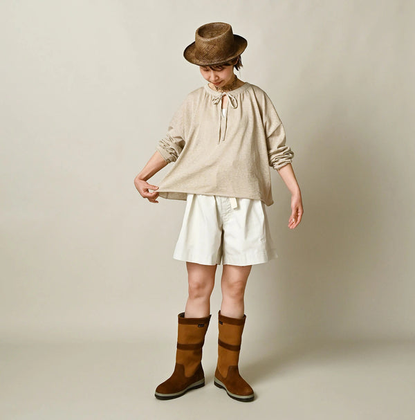 45R Gima Gathered Blouse