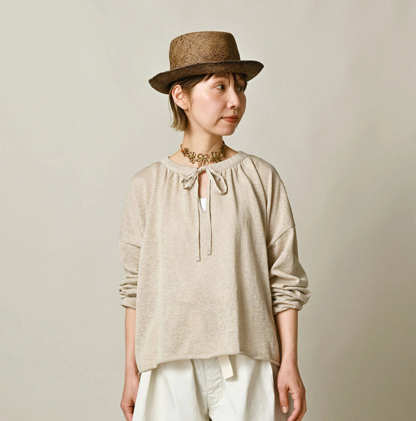 45R Gima Gathered Blouse