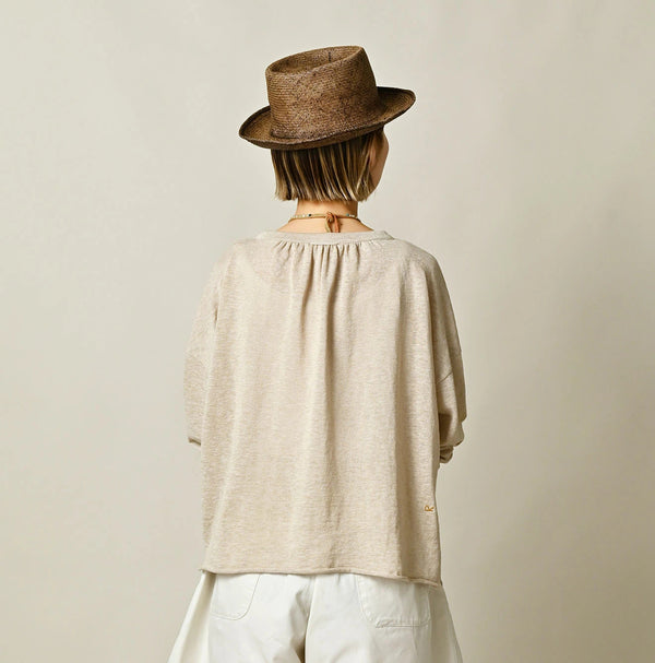 45R Gima Gathered Blouse