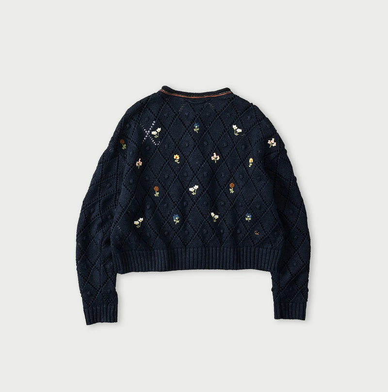 45R Linen Hippie Flower Bolero - Image 15