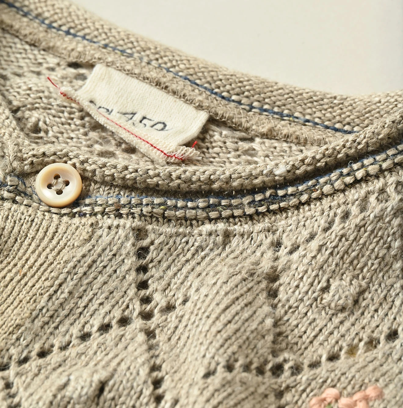 45R Linen Hippie Flower Bolero - Image 16