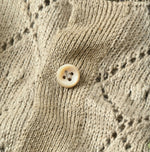 45R Linen Hippie Flower Bolero