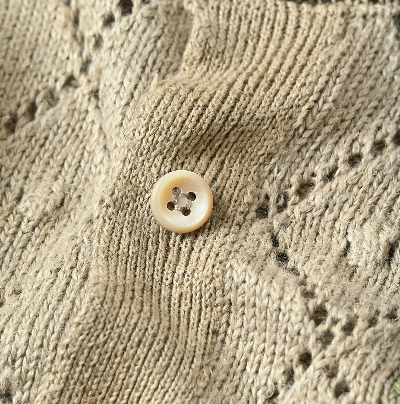 45R Linen Hippie Flower Bolero - Image 17