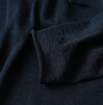 45R Indigo Gima Gathered Blouse