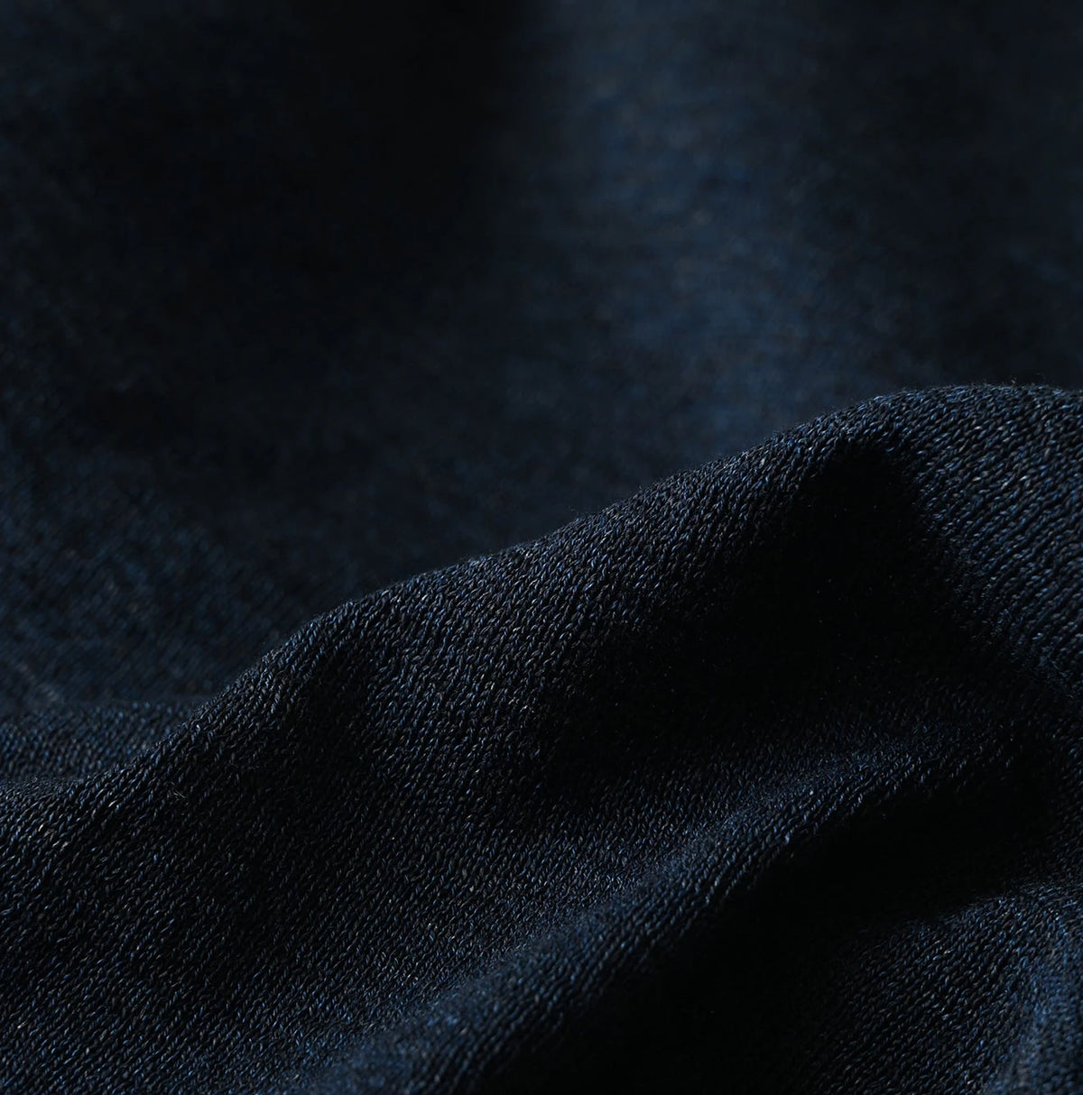 45R Indigo Gima Gathered Blouse