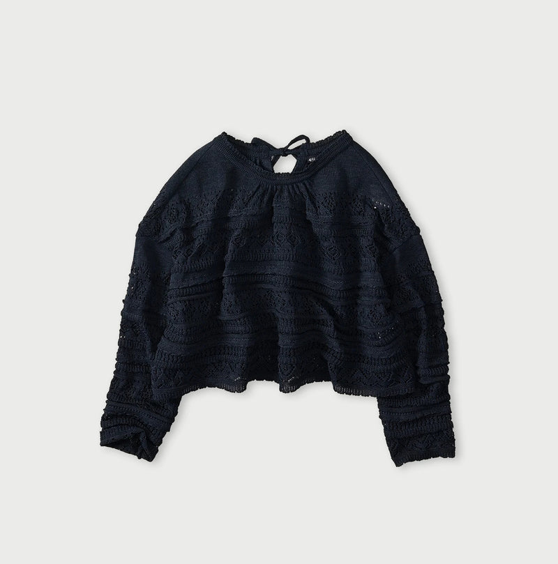 45R Indigo Gima Lace M T-shirt - Image 1