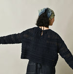 45R Indigo Gima Lace M T-shirt