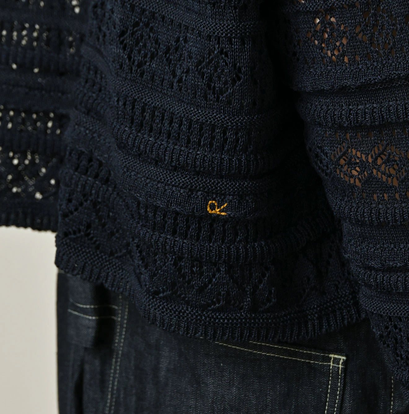 45R Indigo Gima Lace M T-shirt - Image 10