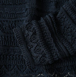 45R Indigo Gima Lace M T-shirt