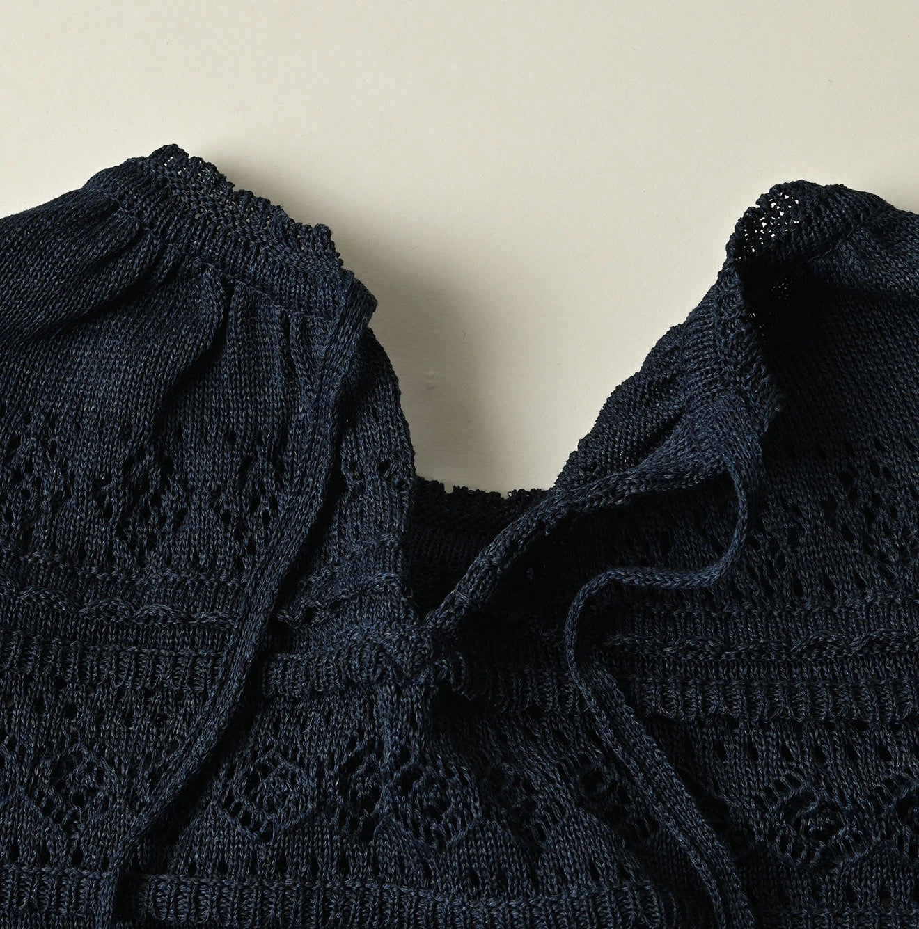 45R Indigo Gima Lace M T-shirt