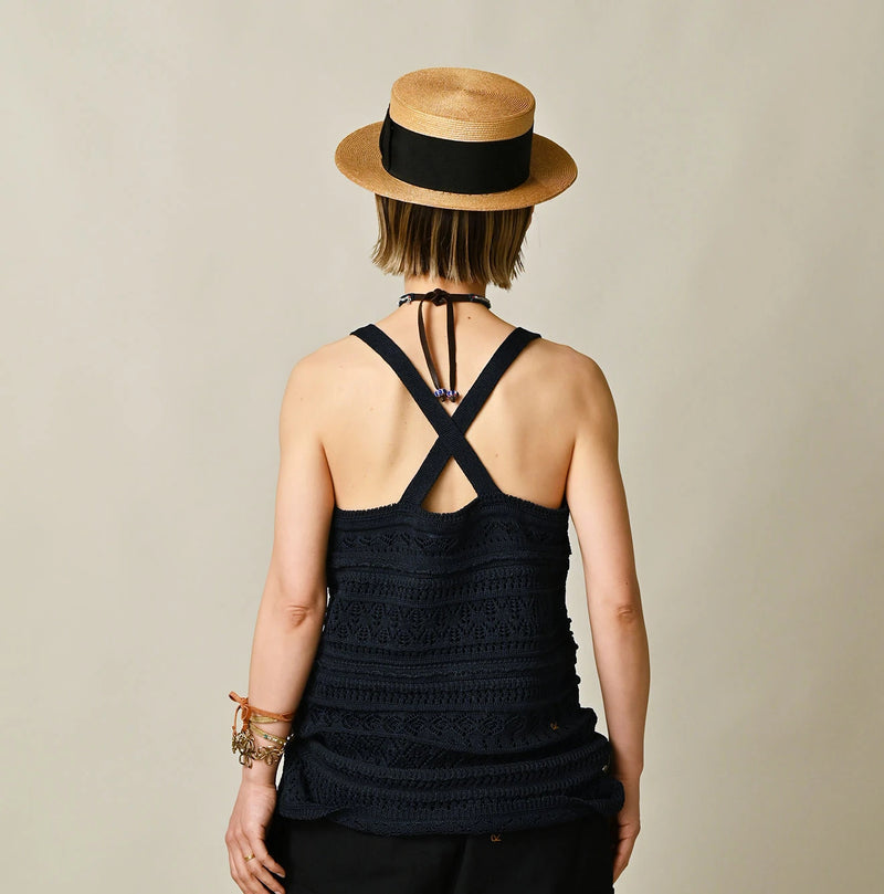 45R Indigo Gima Lace Camisole - Image 5