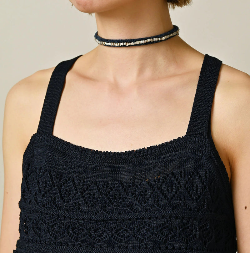 45R Indigo Gima Lace Camisole - Image 6